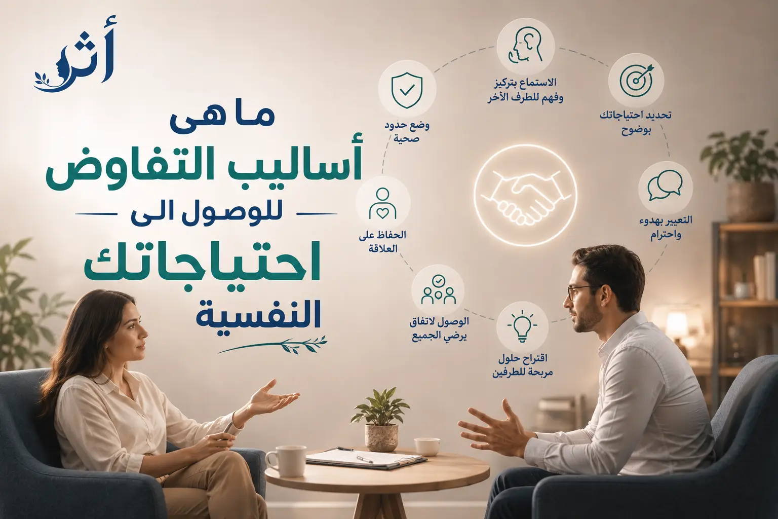 ما هى اساليب التفاوض للوصول الى احتياجاتك ؟