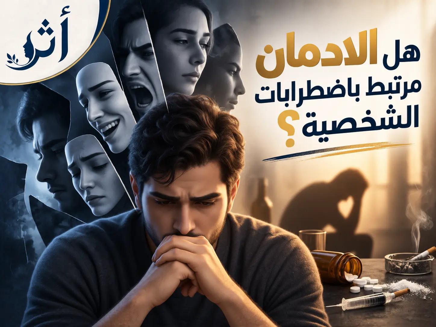 هل الادمان مرتبط باضطرابات الشخصية؟