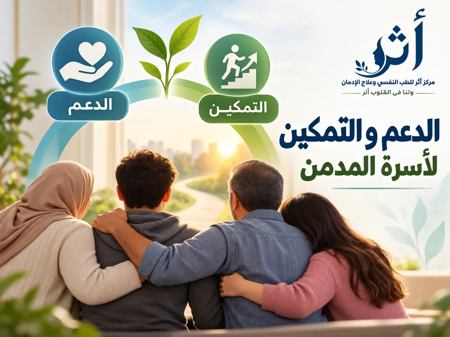 دعم وتمكين الاسرة في رحلة التعافي من الإدمان